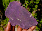 Polished One Side Silky Purpurite Slices x 6 From Erongo, Namibia - Toprock Gemstones and Minerals 