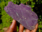 Polished One Side Silky Purpurite Slices x 6 From Erongo, Namibia - Toprock Gemstones and Minerals 