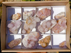 Natural Mix of Spirit Quartz Crystals and Clusters x 12 From Boekenhouthoek, South Africa - Toprock Gemstones and Minerals 