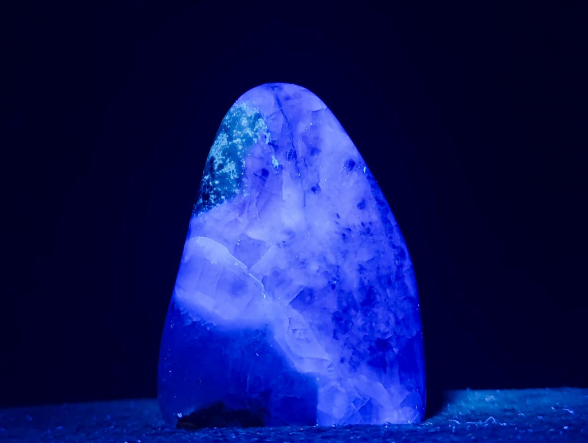 Polished Watermelon Fluorite Standing Display Pieces x 3 From Uis, Namibia - Toprock Gemstones and Minerals 