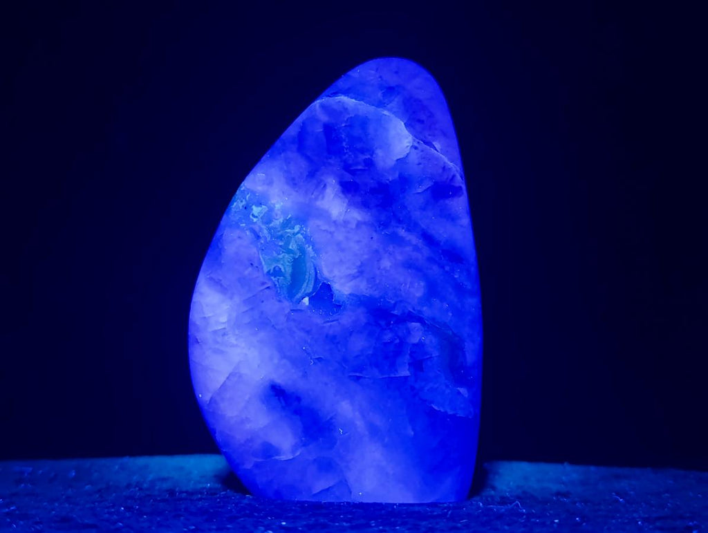 Polished Watermelon Fluorite Standing Display Pieces x 3 From Uis, Namibia - Toprock Gemstones and Minerals 