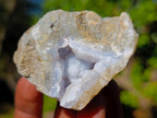 Natural Blue Lace Agate Geode Specimens x 35 From Nsanje, Malawi - Toprock Gemstones and Minerals 