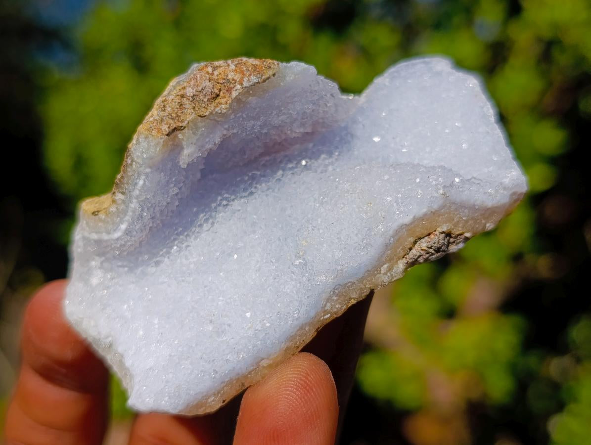 Natural Blue Lace Agate Geode Specimens x 35 From Nsanje, Malawi - Toprock Gemstones and Minerals 