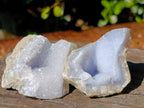 Natural Blue Lace Agate Geode Specimens x 35 From Nsanje, Malawi - Toprock Gemstones and Minerals 