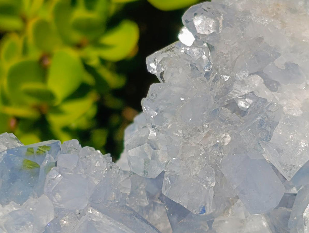 Natural Large Blue Celestite Specimen x 1 From Sakoany, Madagascar - Toprock Gemstones and Minerals 