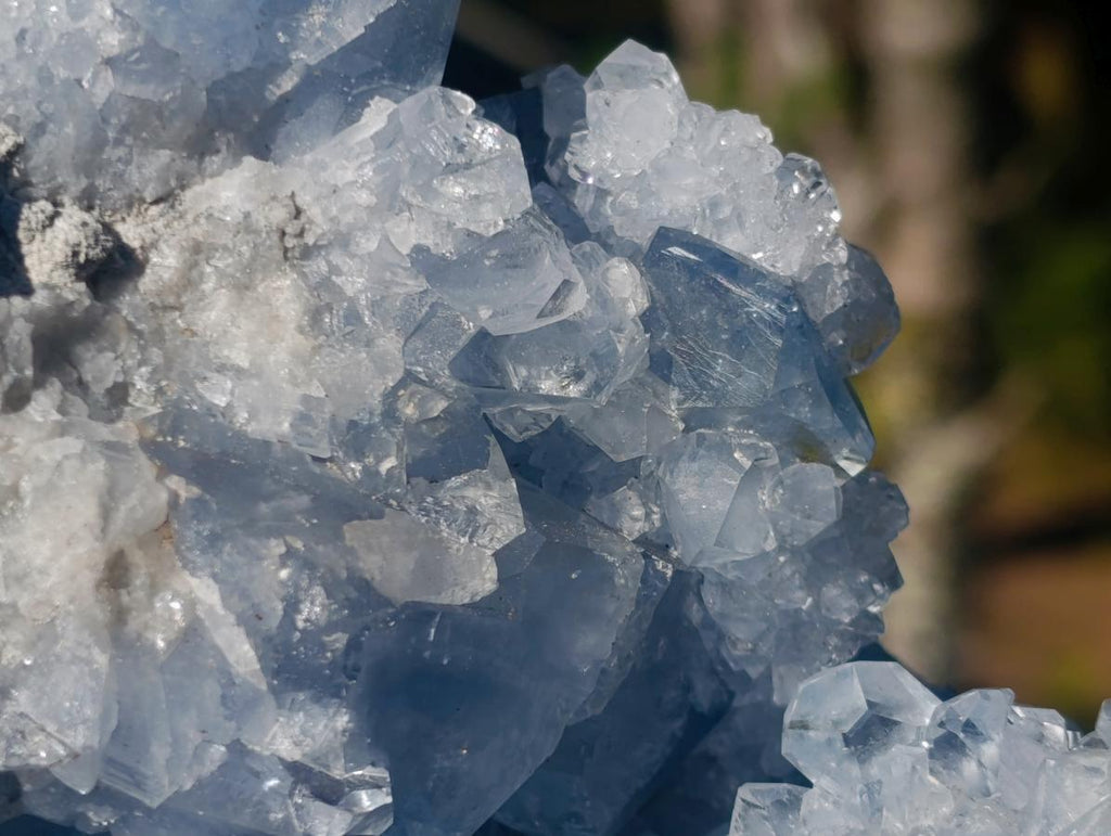 Natural Large Blue Celestite Specimen x 1 From Sakoany, Madagascar - Toprock Gemstones and Minerals 