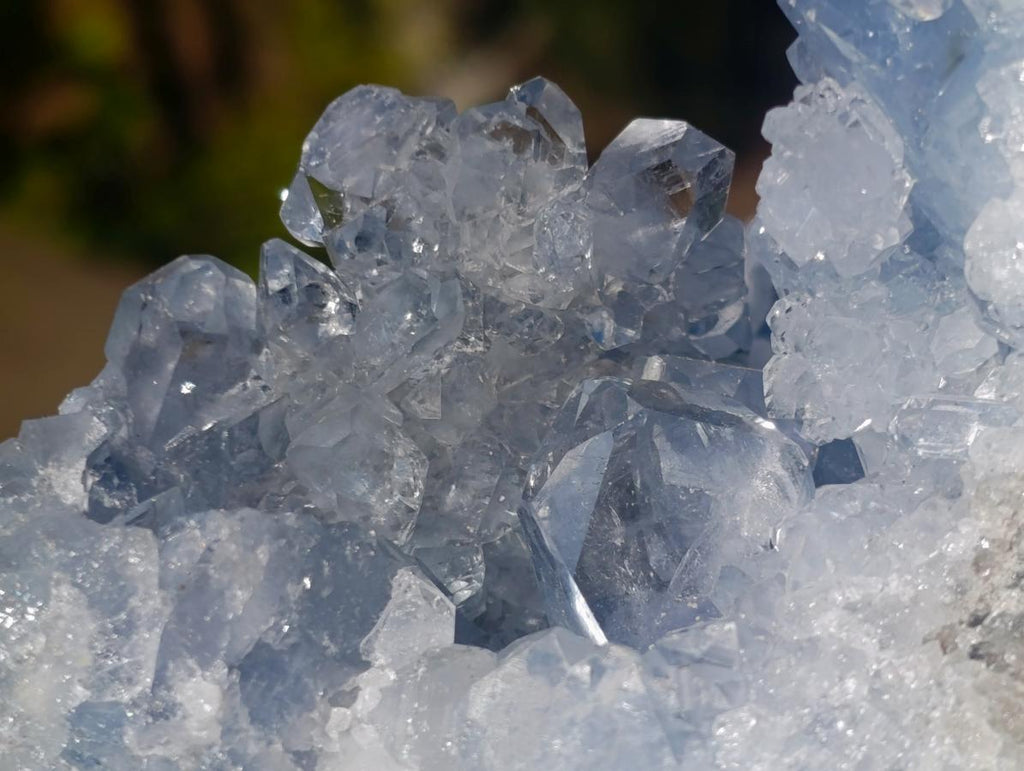 Natural Large Blue Celestite Specimen x 1 From Sakoany, Madagascar - Toprock Gemstones and Minerals 
