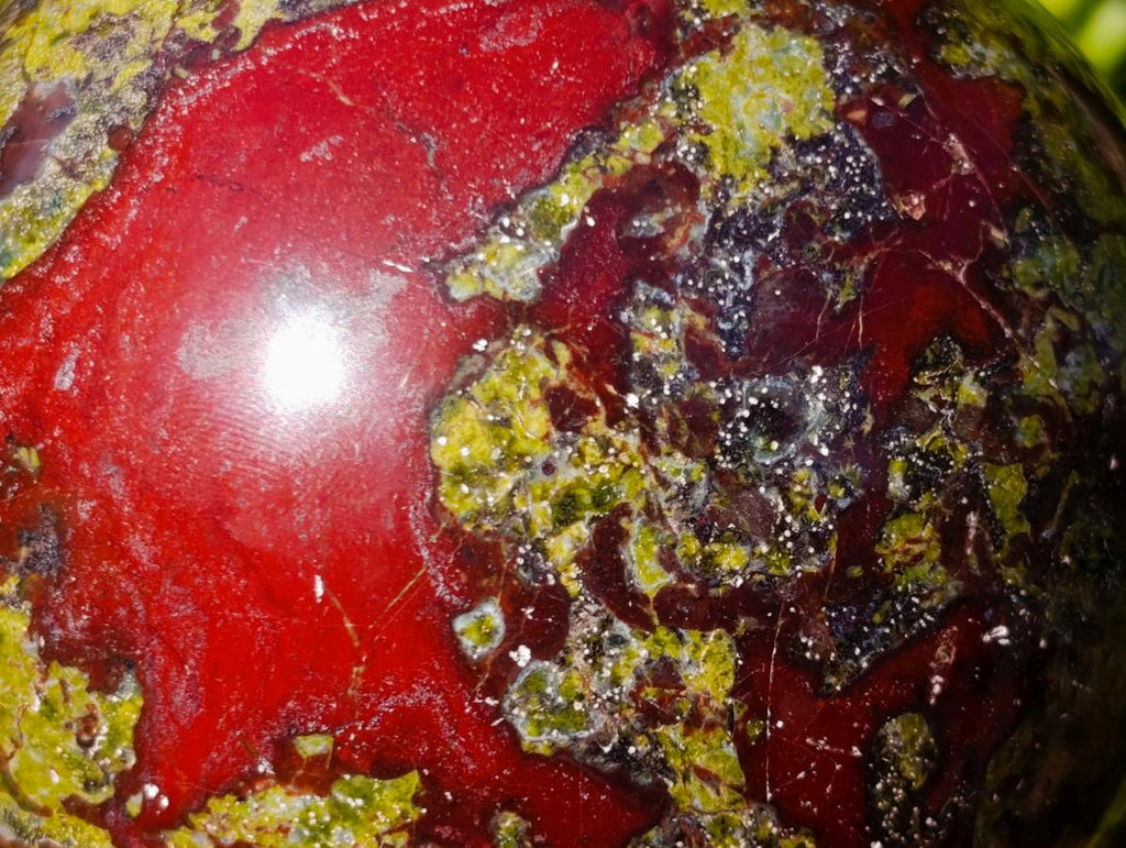 Polished Large Bastite Dragonsblood Stone Sphere x 1 From Tshipise, South Africa - Toprock Gemstones and Minerals 