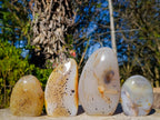 Polished Dendritic Agate Standing Display Pieces x 4 From Moralambo, Madagascar - Toprock Gemstones and Minerals 