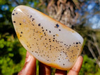 Polished Dendritic Agate Standing Display Pieces x 4 From Moralambo, Madagascar - Toprock Gemstones and Minerals 