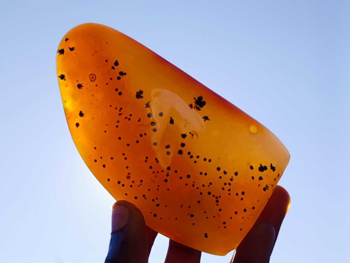Polished Dendritic Agate Standing Display Pieces x 4 From Moralambo, Madagascar - Toprock Gemstones and Minerals 