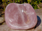 Polished XL Gemmy Rose Quartz Bowl x 1 From Madagascar - Toprock Gemstones and Minerals 