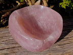 Polished XL Gemmy Rose Quartz Bowl x 1 From Madagascar - Toprock Gemstones and Minerals 