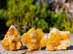Natural Mini Golden Limonite Quartz Crystal Cluster Plates x 70 From Solwezi, Zambia - Toprock Gemstones and Minerals 