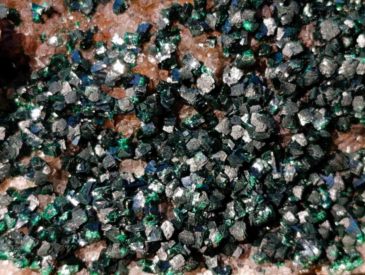Natural Cabinet Size Malachite Specimens with Quartz on Dolomite Matrix x 2 From Mindingi Mine, Kambove, Congo - Toprock Gemstones and Minerals 