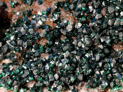 Natural Cabinet Size Malachite Specimens with Quartz on Dolomite Matrix x 2 From Mindingi Mine, Kambove, Congo - Toprock Gemstones and Minerals 
