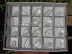 Polished Double Terminated Clear Quartz Crystals x 20 From Madagascar - Toprock Gemstones and Minerals 