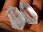 Polished Double Terminated Clear Quartz Crystals x 20 From Madagascar - Toprock Gemstones and Minerals 