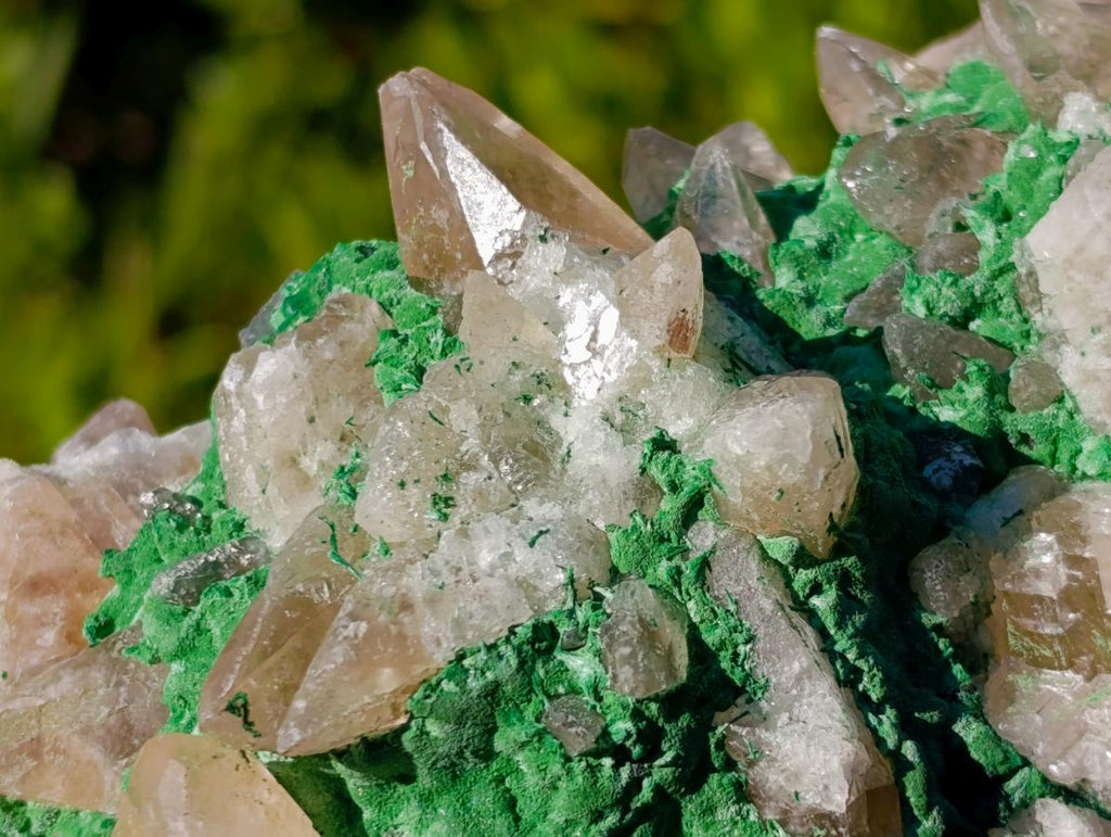 Natural Large Calcite Specimen with Kolwezite and Dogtooth Crystals on Pink Dolomite x 1 From Mashamba West Mine, Congo - Toprock Gemstones and Minerals 