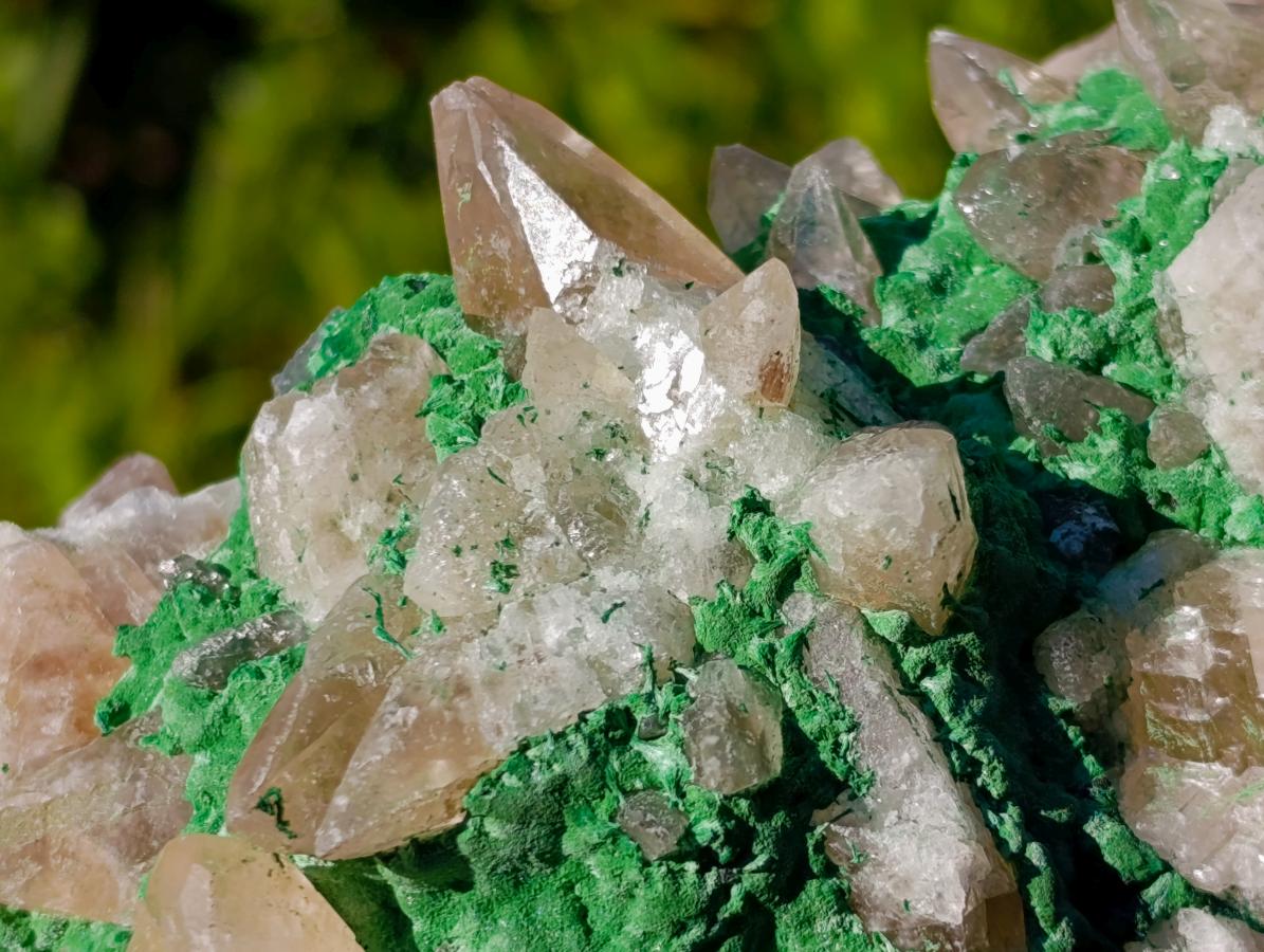 Natural Large Calcite Specimen with Kolwezite and Dogtooth Crystals on Pink Dolomite x 1 From Mashamba West Mine, Congo - Toprock Gemstones and Minerals 