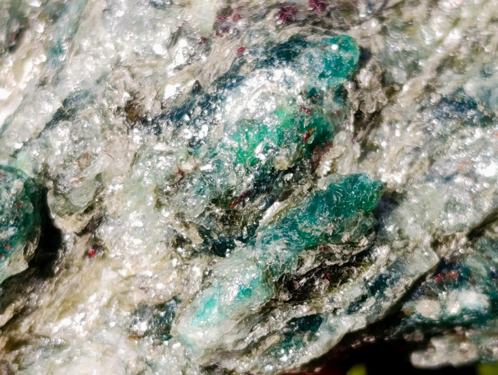 Natural Emerald Mica 'Mutokolite' Cobbed Specimens x 3 From Mutoko, Zimbabwe - Toprock Gemstones and Minerals 