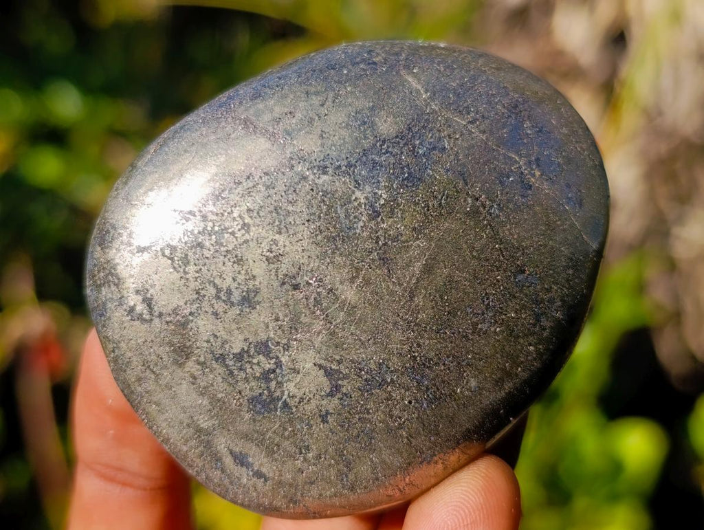 Polished Basalt Pharaoh Stone Galets x 6 From Iron Duke Mine, Zimbabwe - Toprock Gemstones and Minerals 