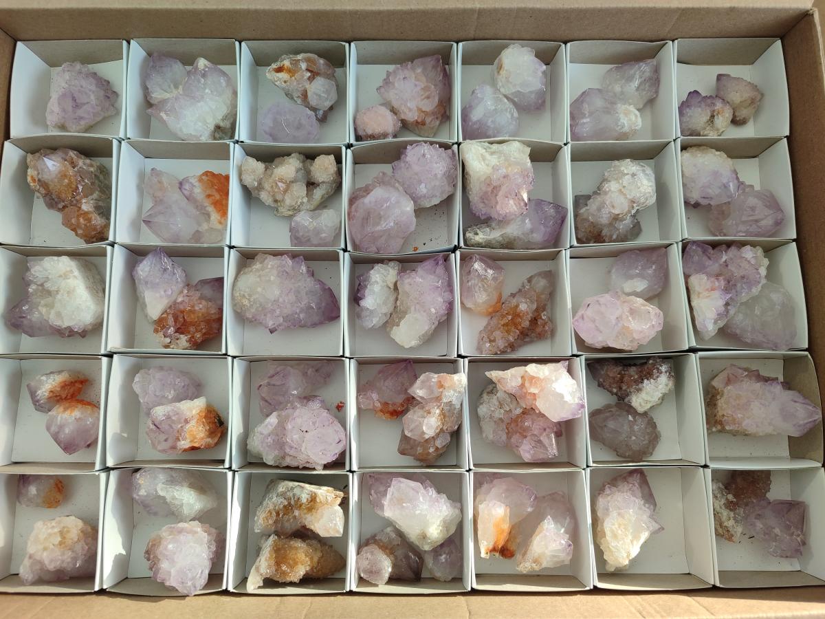 Natural Spirit Amethyst Clusters and Crystals x 65 From Boekenhouthoek, South Africa - Toprock Gemstones and Minerals 