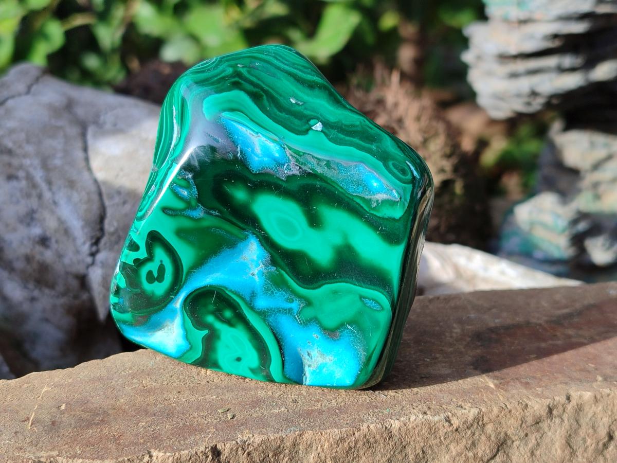 Polished Malacolla Free Forms x 12 From Kulukuluku, Congo - Toprock Gemstones and Minerals 