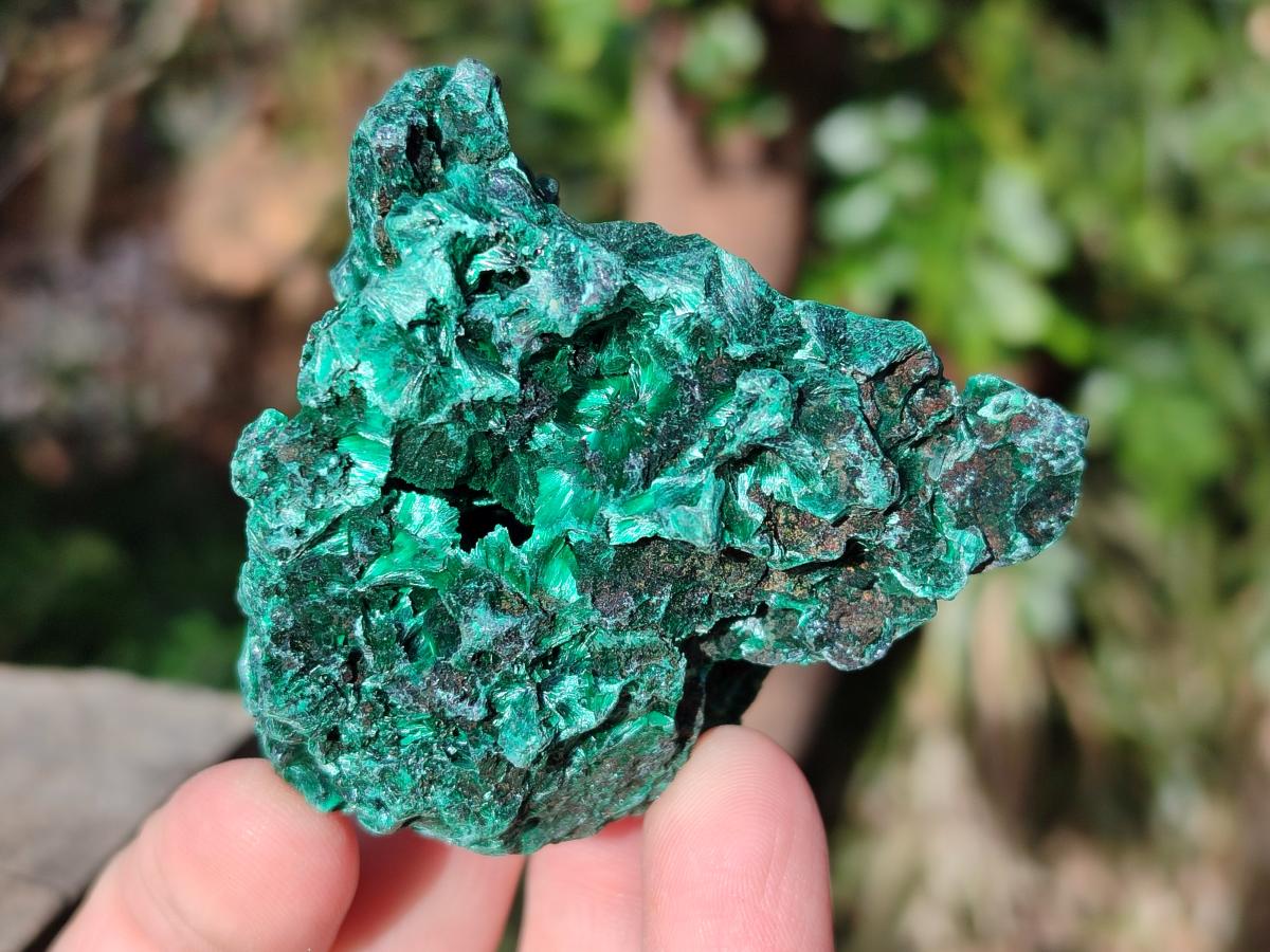 Natural Silky Malachite Specimens x 12 From Kasompe, Congo - Toprock Gemstones and Minerals 