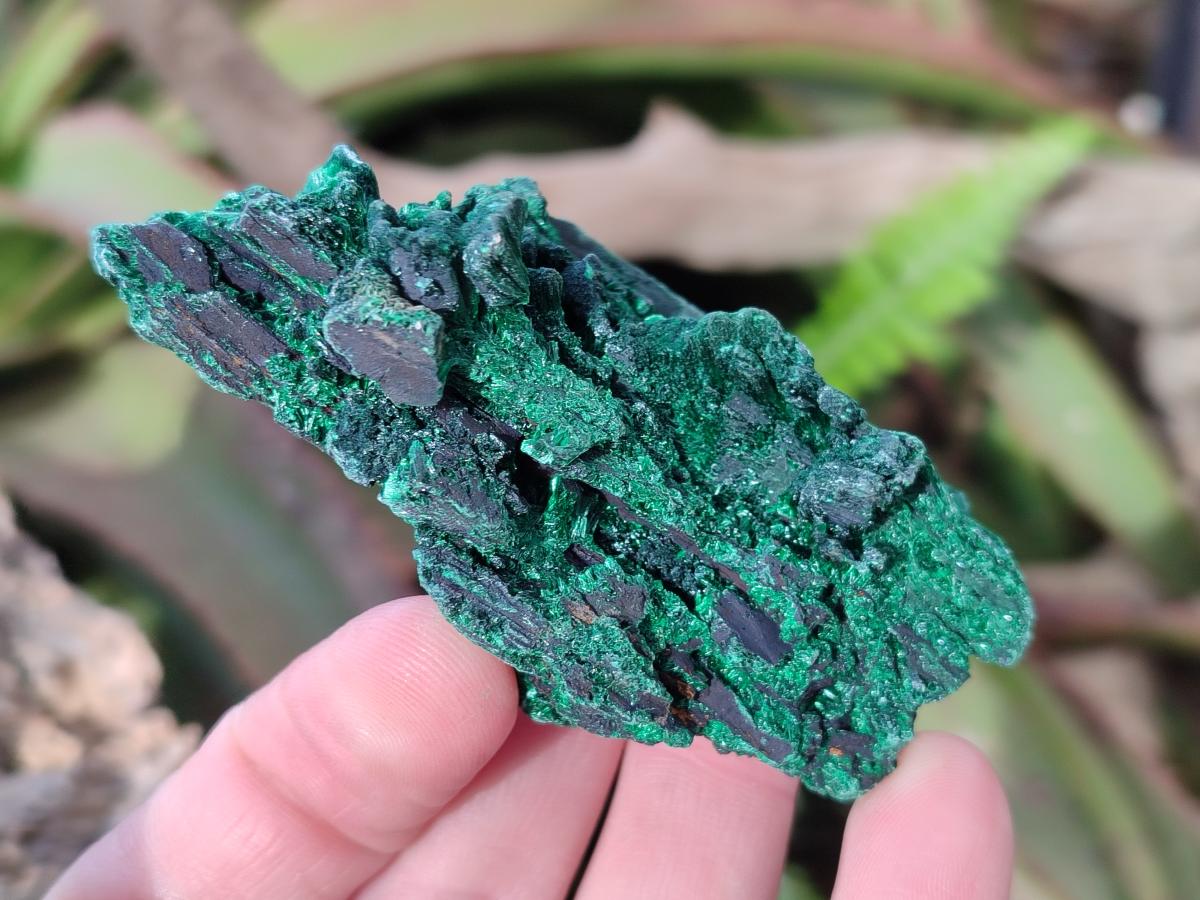 Natural Silky Malachite Specimens x 12 From Kasompe, Congo - Toprock Gemstones and Minerals 