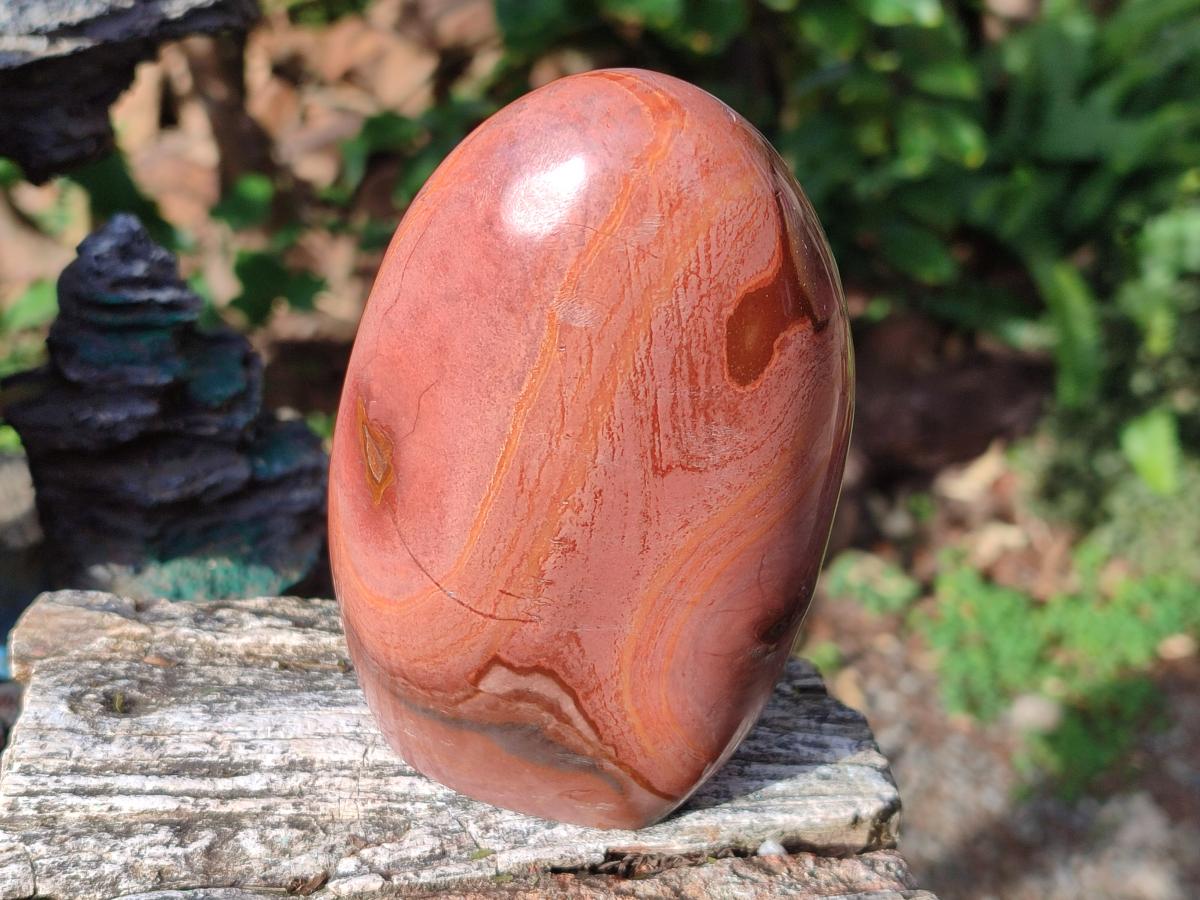 Polished Polychrome Jasper Standing Display Pieces x 3 From NW Coast, Madagascar - Toprock Gemstones and Minerals 