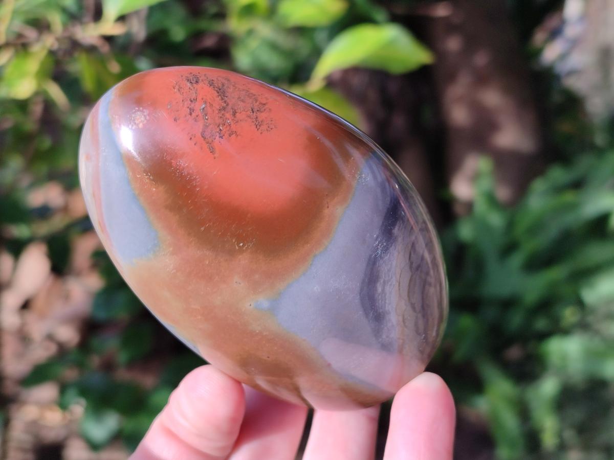 Polished Polychrome Jasper Standing Display Pieces x 3 From NW Coast, Madagascar - Toprock Gemstones and Minerals 