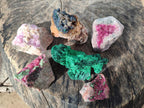Natural Mix of Multi Mineral Specimens x 6 From Congo - Toprock Gemstones and Minerals 