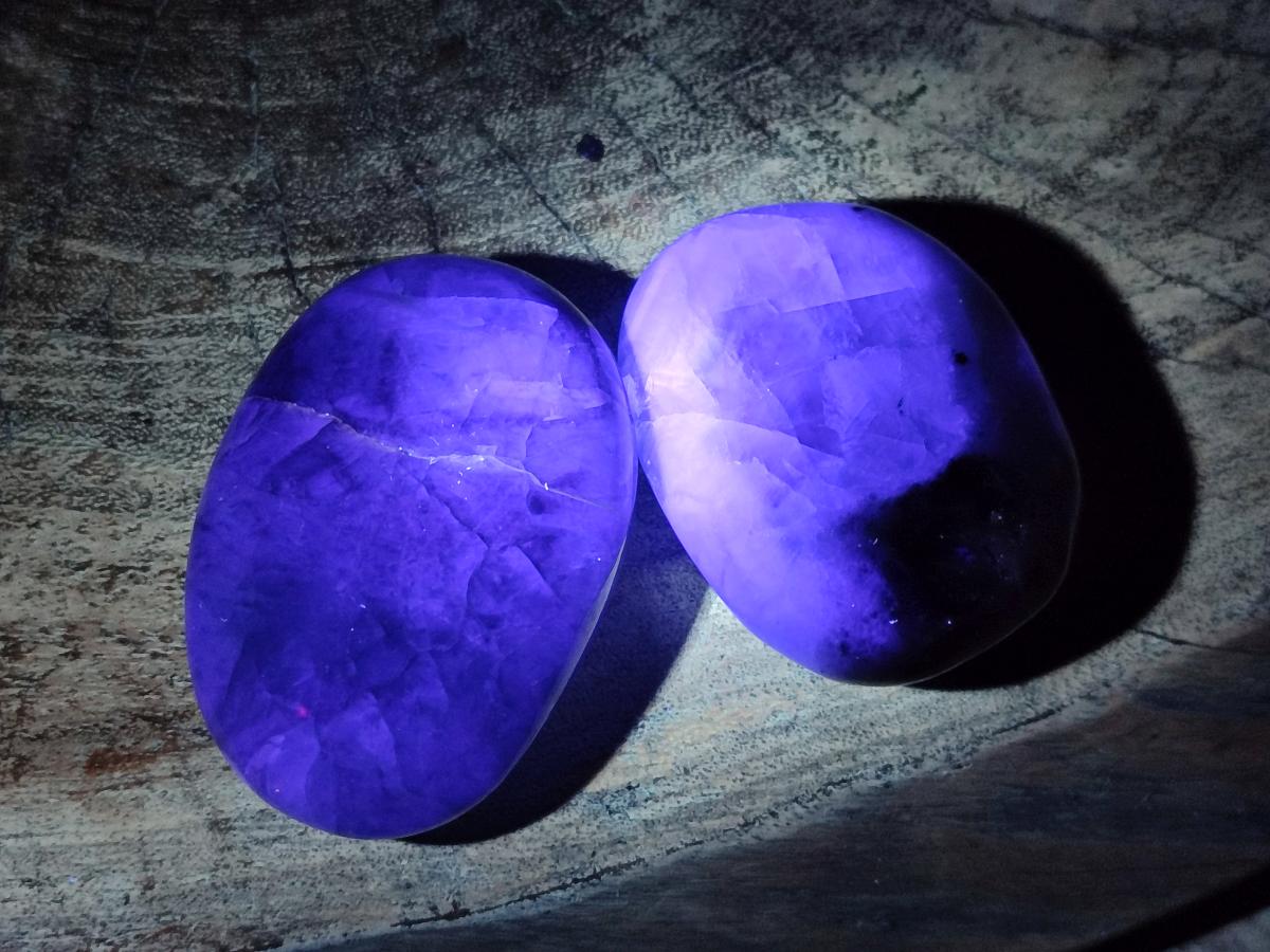 Polished Mix of Watermelon Fluorite Pieces x 6 From Uis, Namibia - Toprock Gemstones and Minerals 