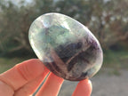 Polished Mix of Watermelon Fluorite Pieces x 6 From Uis, Namibia - Toprock Gemstones and Minerals 