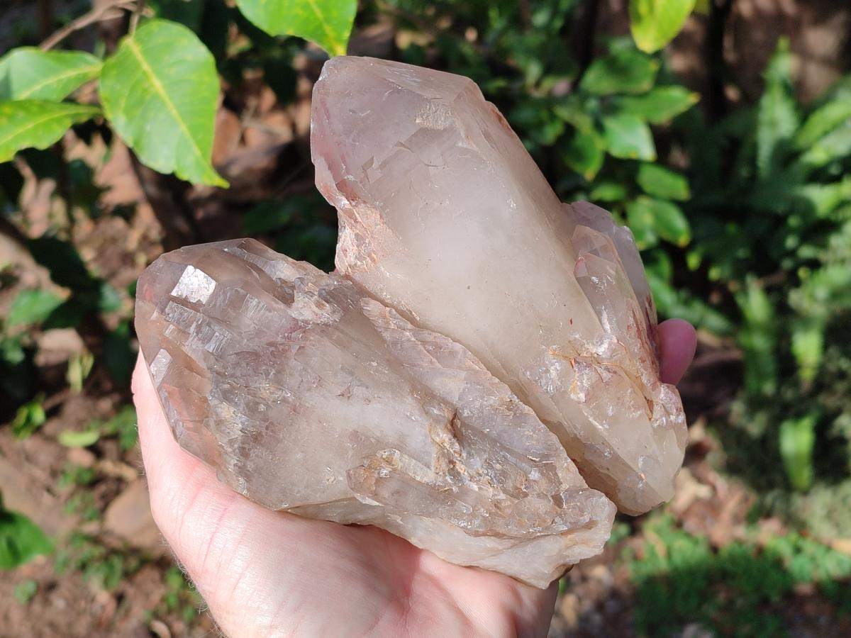 Natural Large Red Hematoid Quartz Crystal x 3 From Karoi, Zimbabwe - Toprock Gemstones and Minerals 
