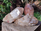 Natural Large Red Hematoid Quartz Crystal x 3 From Karoi, Zimbabwe - Toprock Gemstones and Minerals 