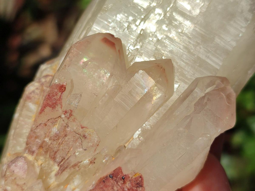 Natural Large Red Hematoid Quartz Crystal x 3 From Karoi, Zimbabwe - Toprock Gemstones and Minerals 