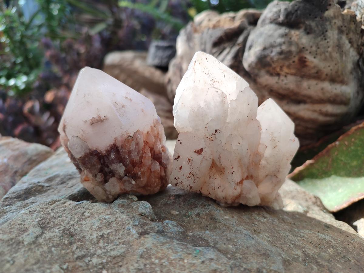 Natural Cascading "Anananas" Candle Quartz Crystals x 18 From Antsirabe, Madagascar - Toprock Gemstones and Minerals 