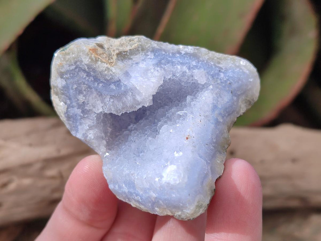 Natural Blue Lace Agate Geode Specimens x 35 From Nsanje, Malawi - Toprock Gemstones and Minerals 