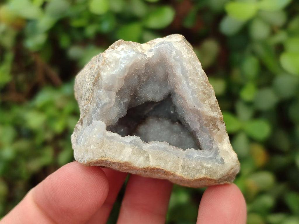 Natural Blue Lace Agate Geode Specimens x 35 From Nsanje, Malawi - Toprock Gemstones and Minerals 
