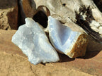 Natural Blue Lace Agate Geode Specimens x 35 From Nsanje, Malawi - Toprock Gemstones and Minerals 