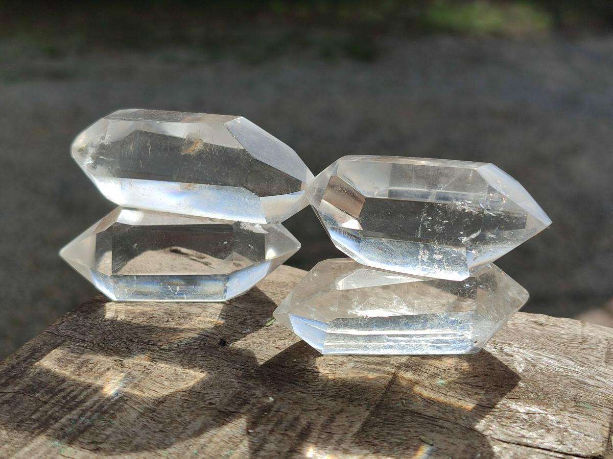 Polished Double Terminated Quartz Crystals x 36 From Madagascar - Toprock Gemstones and Minerals 