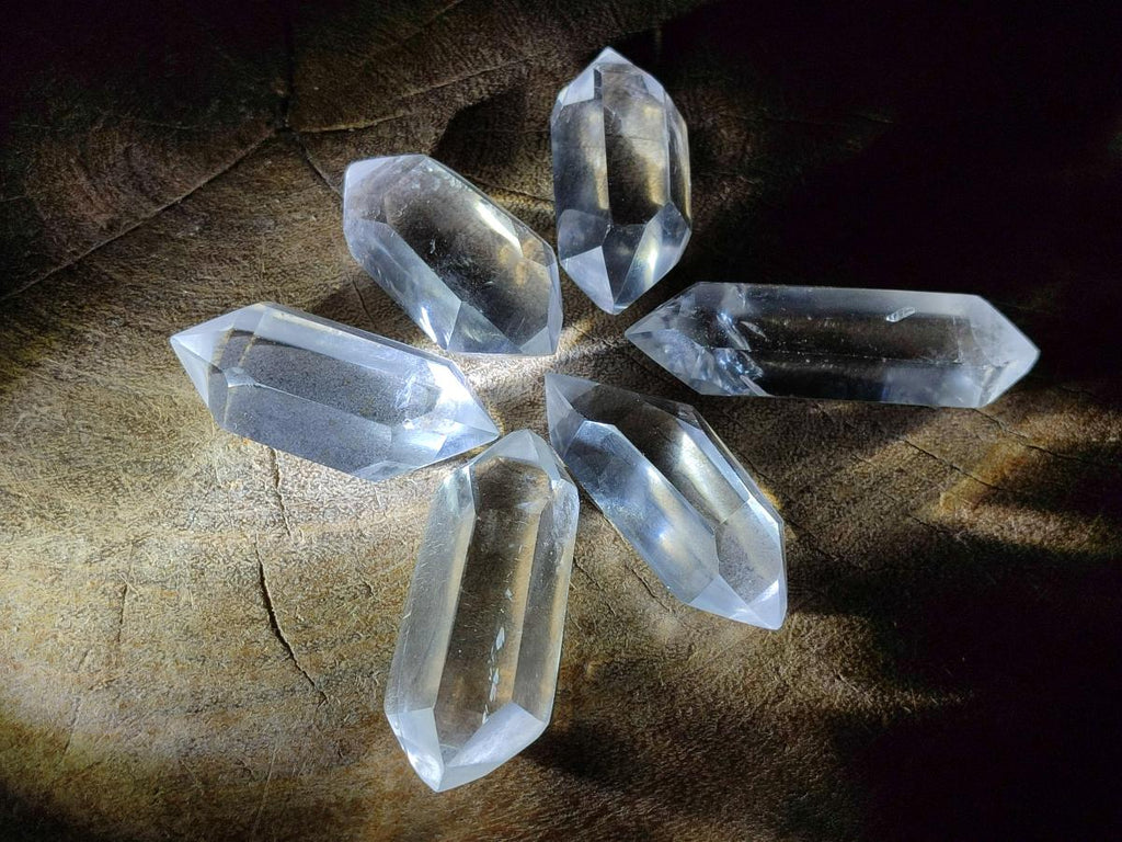 Polished Double Terminated Quartz Crystals x 36 From Madagascar - Toprock Gemstones and Minerals 