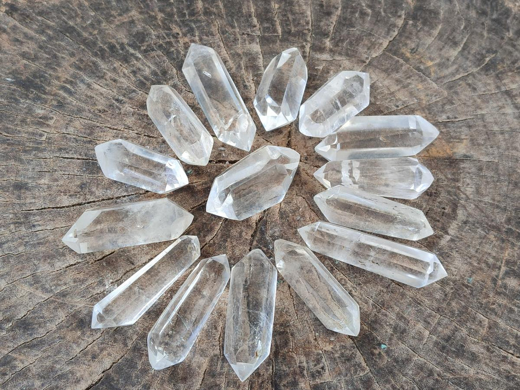 Polished Double Terminated Quartz Crystals x 36 From Madagascar - Toprock Gemstones and Minerals 