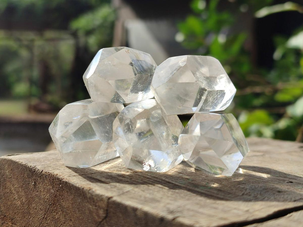 Polished Double Terminated Quartz Crystals x 36 From Madagascar - Toprock Gemstones and Minerals 