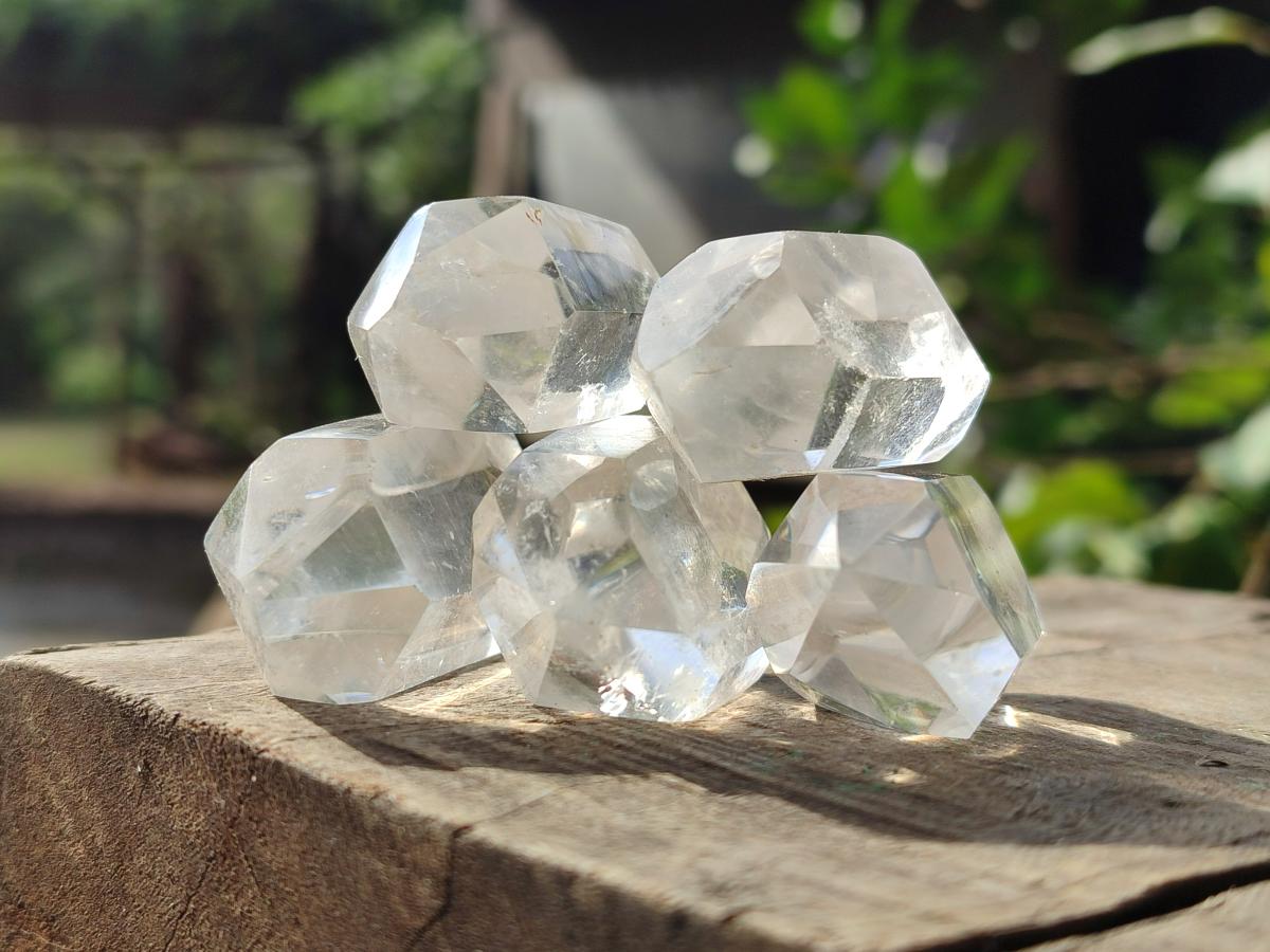Polished Double Terminated Quartz Crystals x 36 From Madagascar - Toprock Gemstones and Minerals 