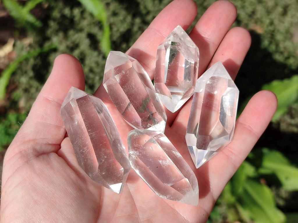 Polished Double Terminated Quartz Crystals x 36 From Madagascar - Toprock Gemstones and Minerals 