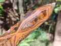 Polished Large Golden Tigers Eye Display Crystals x 2 From Prieska, South Africa - Toprock Gemstones and Minerals 