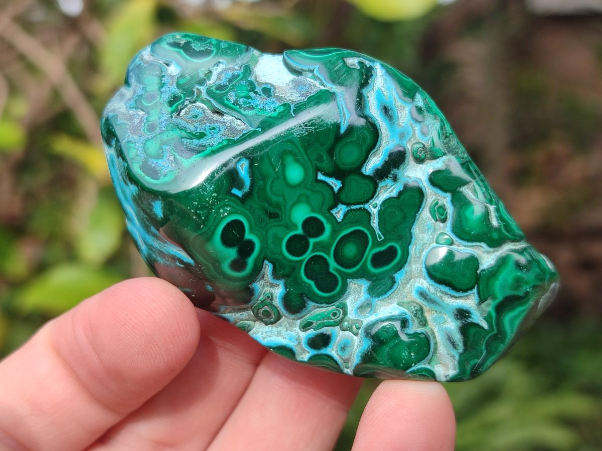 Polished Malacolla Free Forms x 12 From Kulukuluku, Congo - Toprock Gemstones and Minerals 